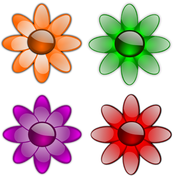 Small - Flowers Clip Art - Png Download (588x596), Png Download