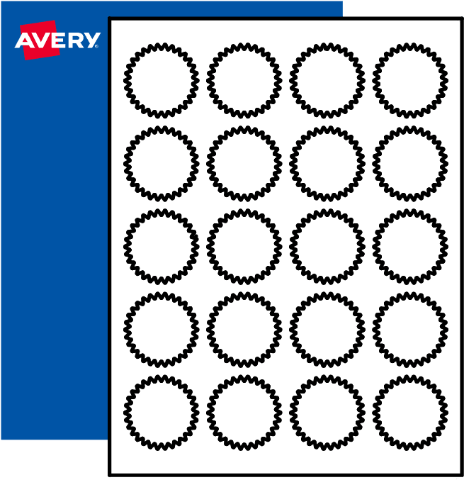 700 X 700 1 - Avery Round Labels 6 Per Sheet Clipart (700x700), Png Download