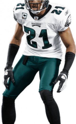 Eagles Helmet Png - Football Player Transparent Eagles Clipart (640x480), Png Download