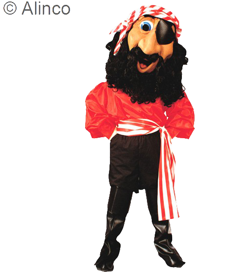 Billy Bones Pirate Mascot Costume Clipart (574x574), Png Download