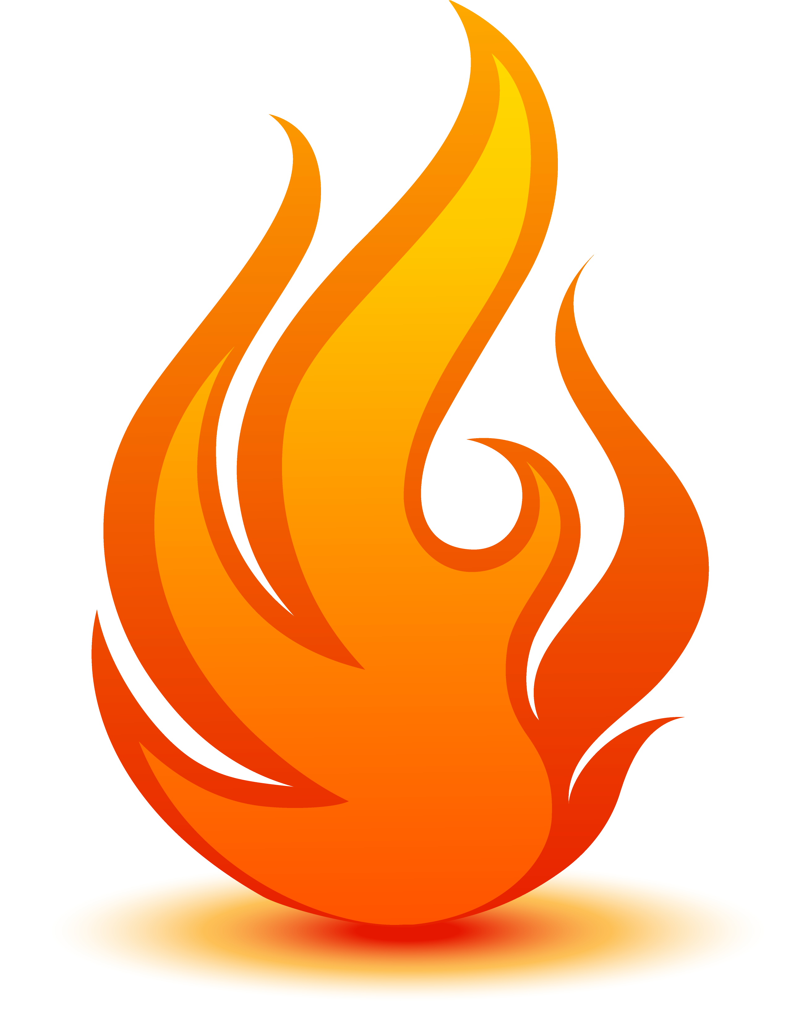 Flame Logo Fire - Fire Flame Logo Clipart (2587x3264), Png Download