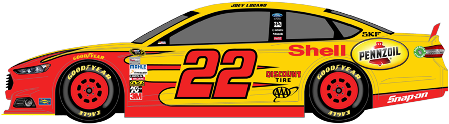 Nascar Paint Schemes 22 Clipart (922x520), Png Download