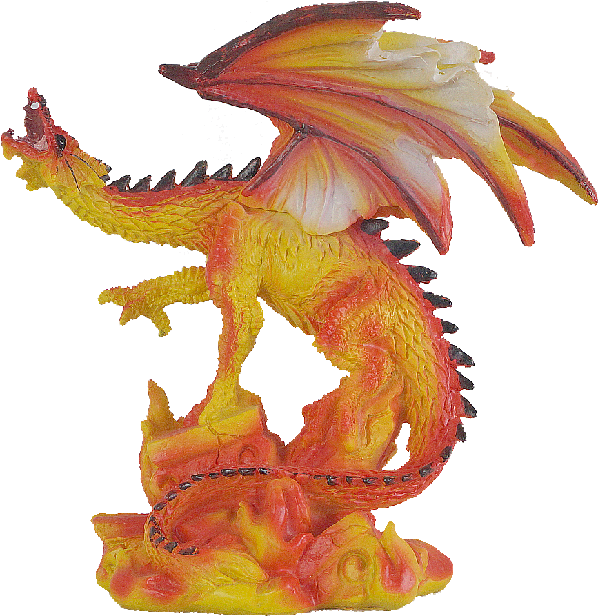 Realm Of Dragons Small Fire Dragon B , Png Download Clipart (867x893), Png Download