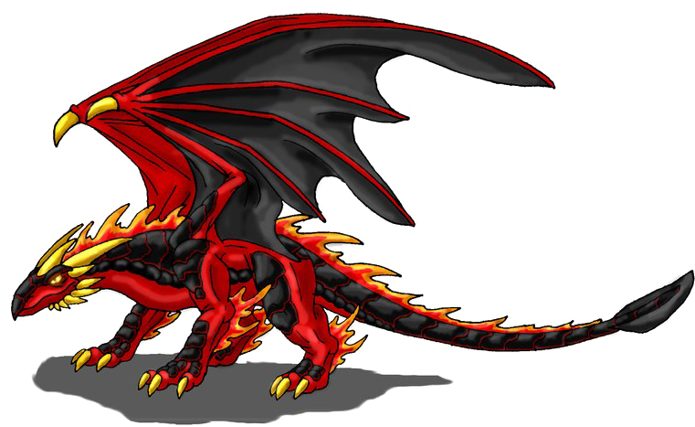 Fire Dragon Png Image - Fire Dragon Clip Art Transparent Png (900x522), Png Download
