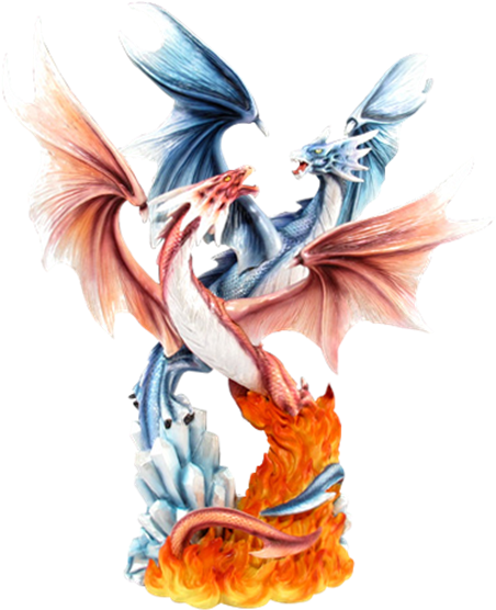 Price Match Policy - Fire And Ice Dragon Statue Clipart (555x555), Png Download