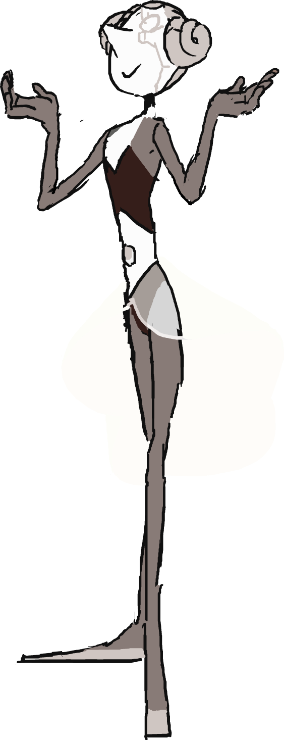 Glados Clipart (563x1465), Png Download