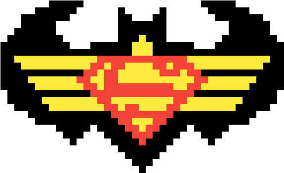 Wonder Woman - Superhero Chibi Pixel Art Clipart (1400x1400), Png Download