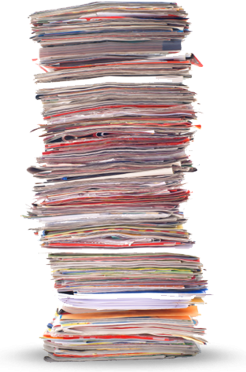 Newspaper Stack Png Download Clipart (790x1193), Png Download