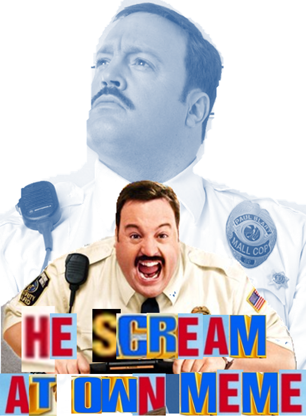 Load 14 More Imagesgrid View - Paul Blart Mall Cop Clipart (626x851), Png Download