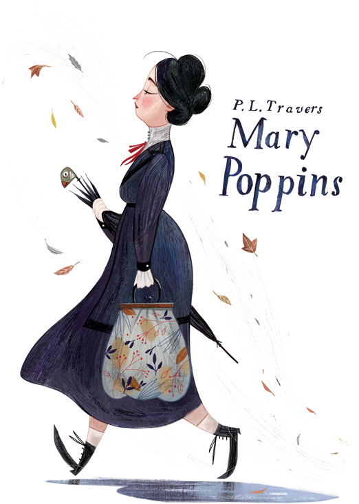 Mary Poppins Julia Sardá &lt - Mary Poppins Julia Sarda Clipart (561x776), Png Download