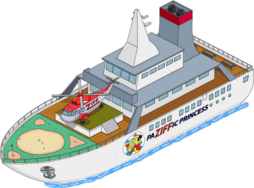 Paziffic Princess - Water Transportation Clipart (868x650), Png Download