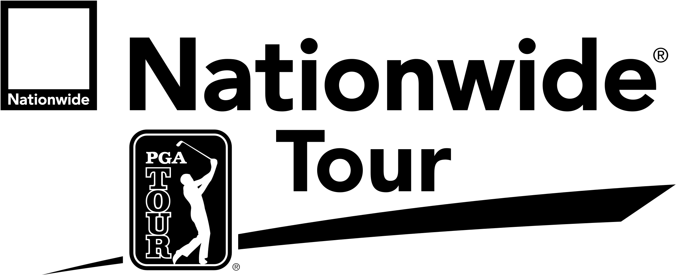 Pga Tour Logo Png Transparent - Pga Tour Clipart (2191x892), Png Download