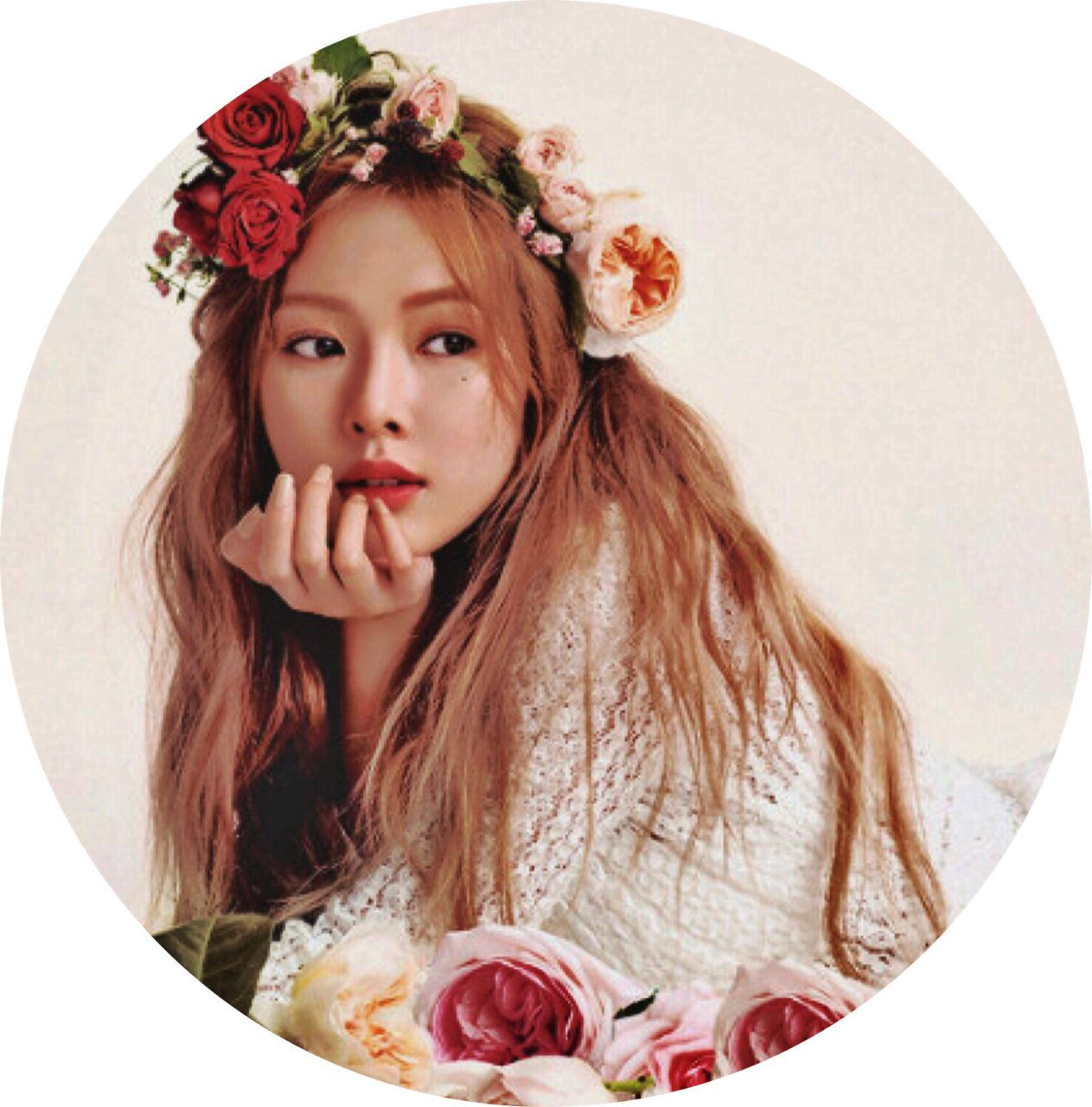 Hyuna X Beige Aesthetic Icons~ - Hyuna Perfil Clipart (1263x1280), Png Download