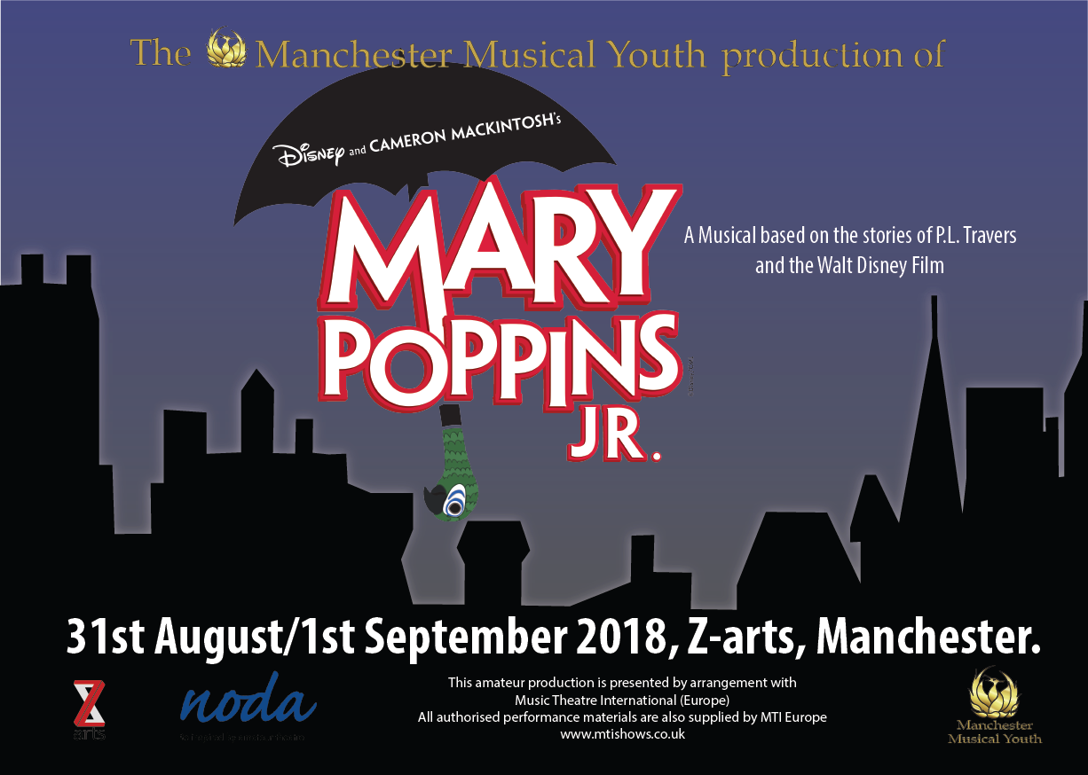 Mary Poppins - Mary Poppins Musical Clipart (1226x874), Png Download