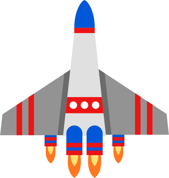 Spaceship Png Clipart For Kids - Spaceship Wmf Transparent Png (562x592), Png Download