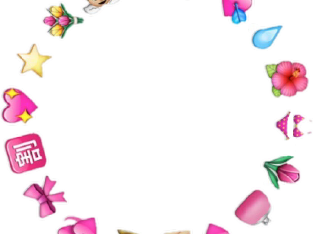 Aesthetic Clipart Heart Png - Emoji Circle Png Transparent (640x480), Png Download