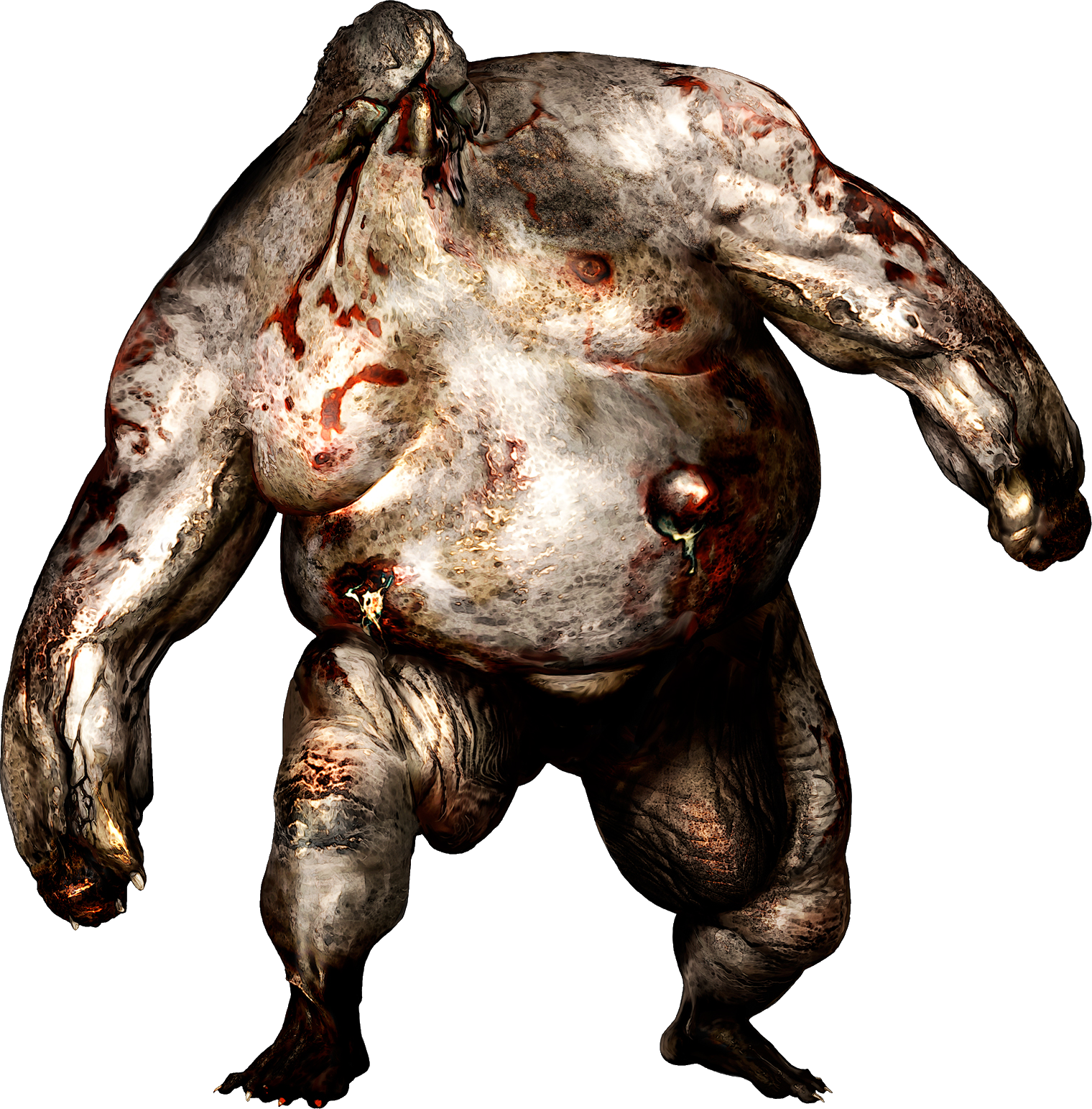 Silent Hill 3 Fat Monster Clipart (1520x1543), Png Download