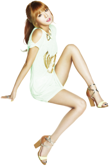 Png Da Hyuna - Hyuna Clipart (500x728), Png Download