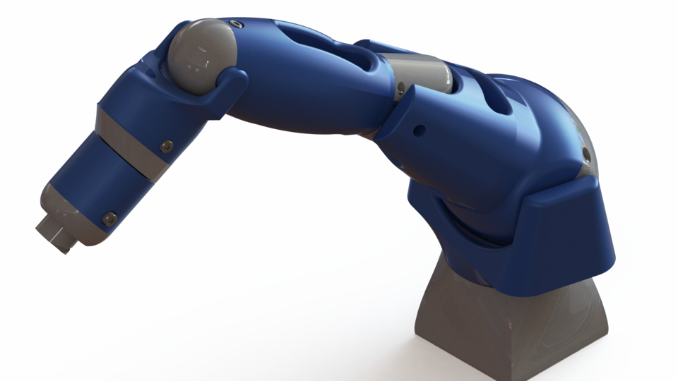 Printable Robotic Arm - Robot Arm 3d Png Clipart (960x540), Png Download