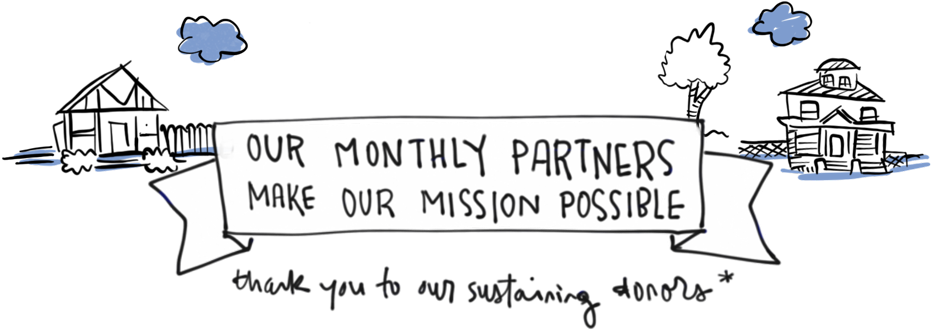 Donors - Cartoon Clipart (1000x375), Png Download