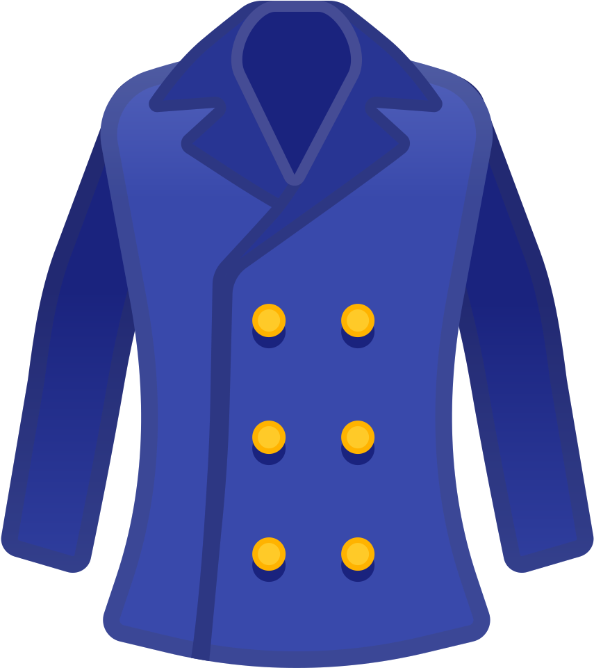 Download Svg Download Png - Coat Emoji Png Clipart (1024x1024), Png Download