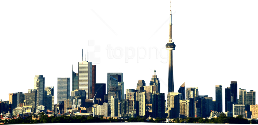 Free Png Download City Skyline Png Images Background - Skyline Clipart (850x537), Png Download