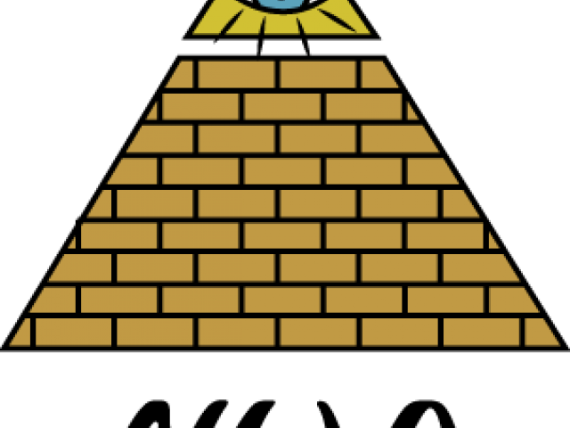 Illuminati Clipart Pyramid - New World Order Clipart - Png Download (640x480), Png Download