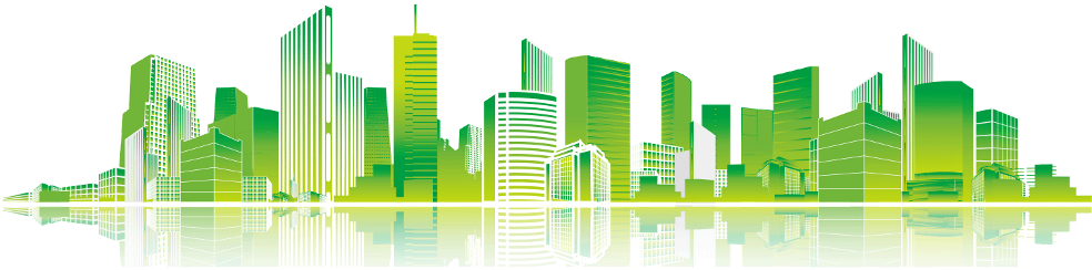 Cityscape Clipart Superman Building - Skyline - Png Download (1024x1024), Png Download