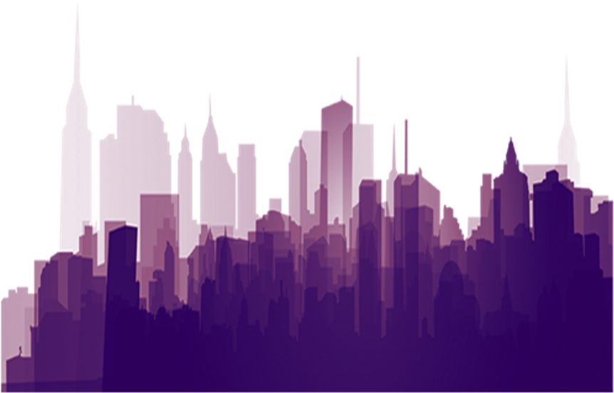 Drawn Cityscape City Horizon - City Horizon Line Drawings Clipart (1024x1024), Png Download