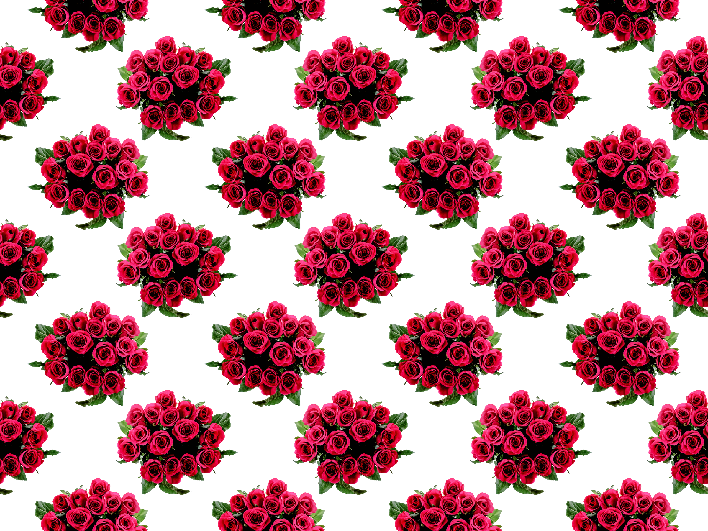 This Free Icons Png Design Of Roses Pattern - Floral Design Clipart (2400x1800), Png Download