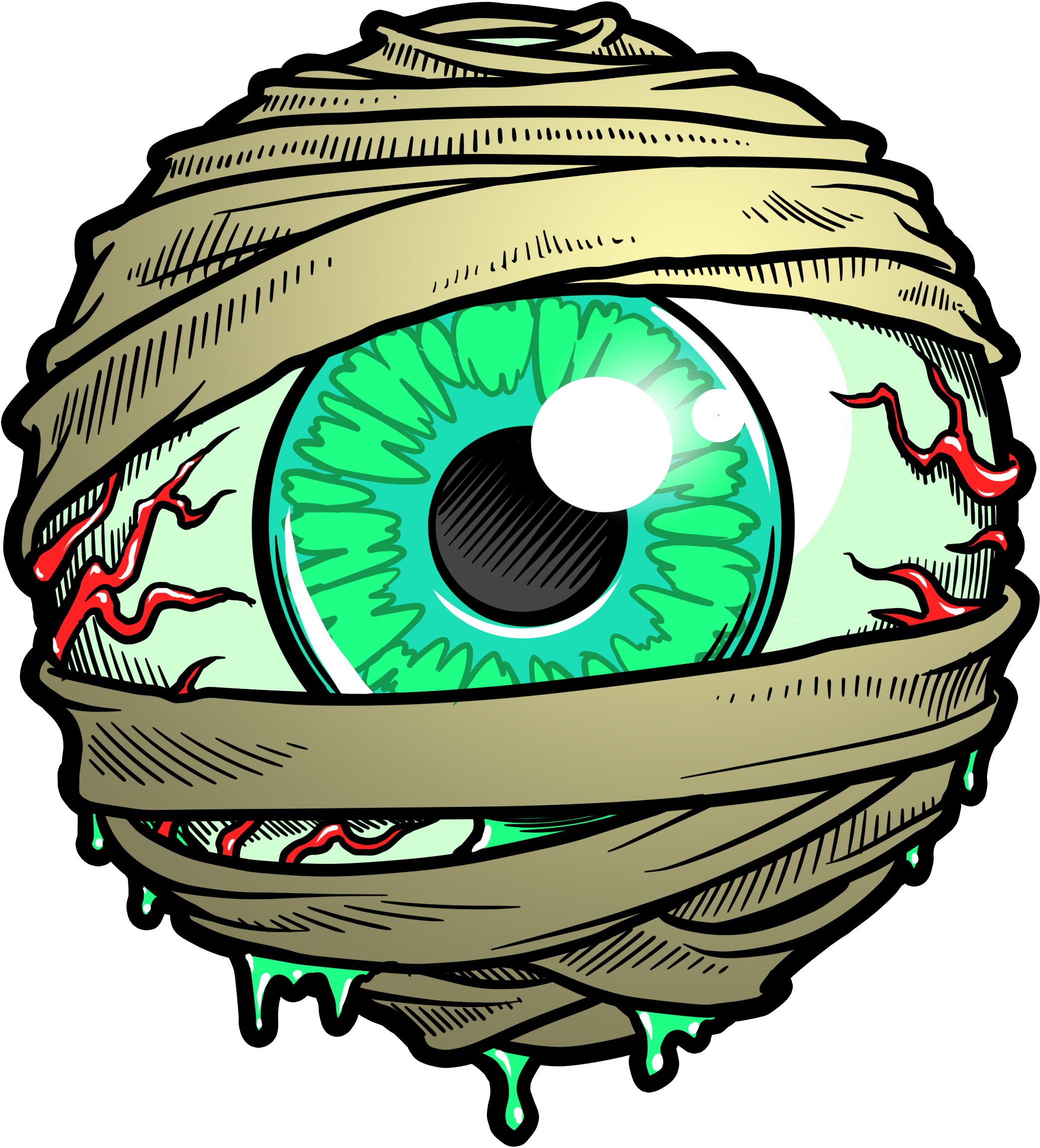 Eyeball Clipart Nose - Png Download (2082x2298), Png Download