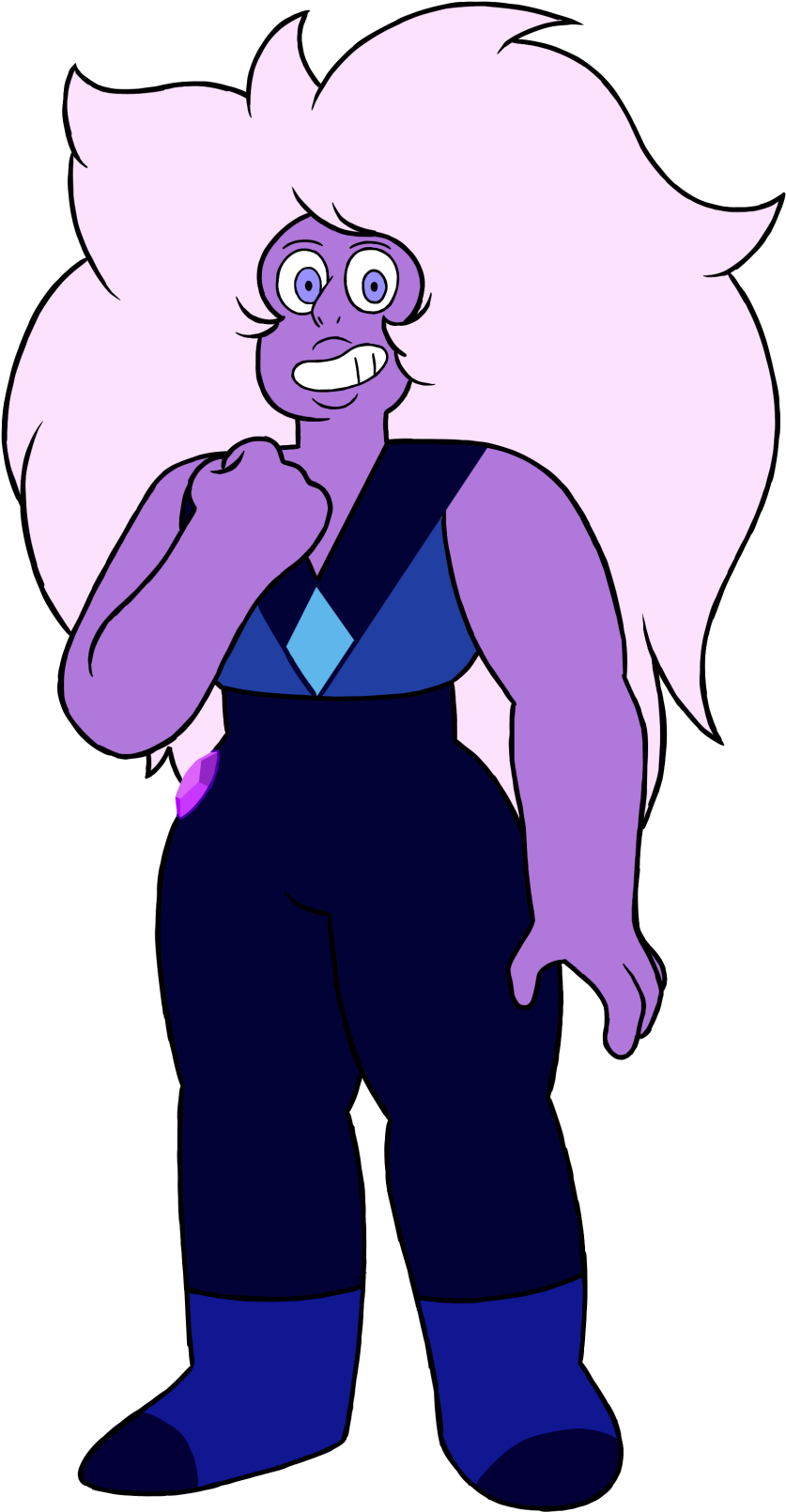 There Were So Many Amethysts - Steven Universe The Famethyst Clipart (837x1610), Png Download