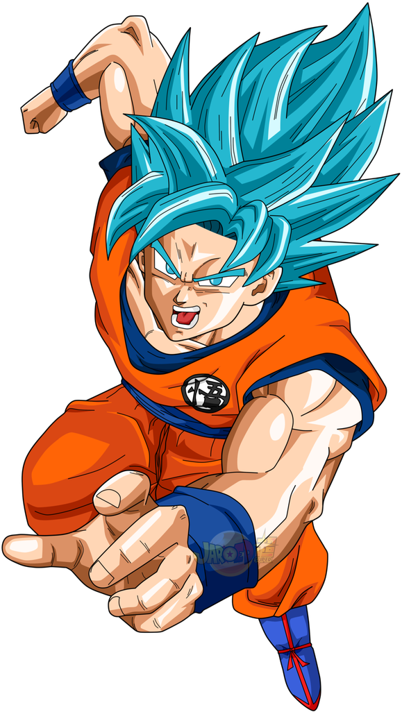 Goku Clipart Super Sayian - Goku Ssgss Saga Black - Png Download (602x1031), Png Download