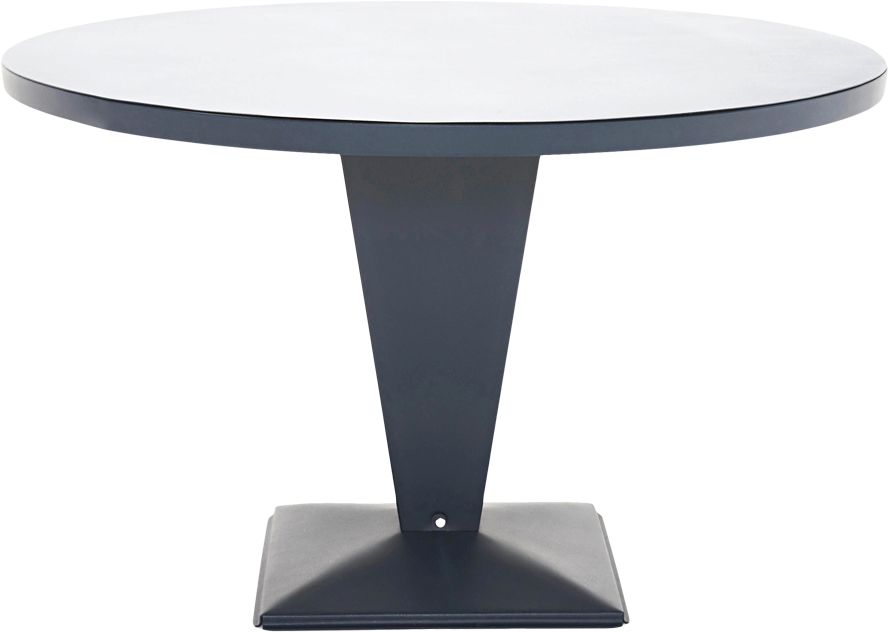Tolix Pedestal Kub Round Table 110cm - Coffee Table Clipart (888x632), Png Download