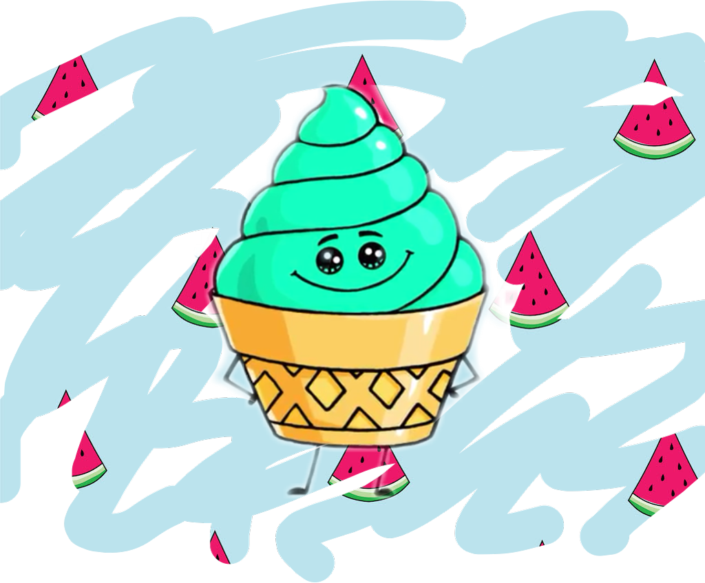 Emojimovie Sticker - Gelato Clipart (1024x847), Png Download