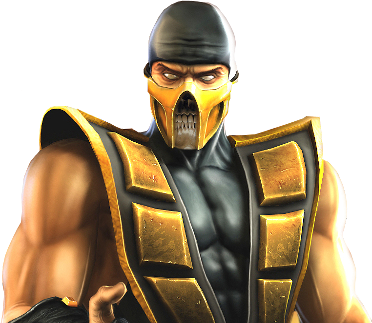 Scorpion Es Un Personaje De La Saga De Videojuegos - Scorpion Mortal Kombat 5 Clipart (777x662), Png Download