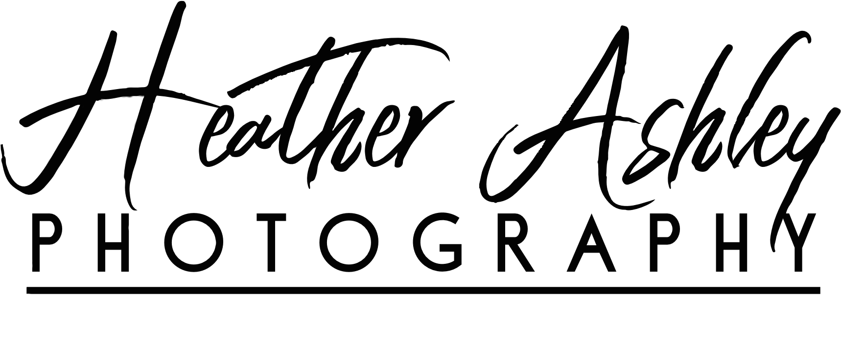 Heather Ashley Photography - Calligraphy Clipart (1838x816), Png Download