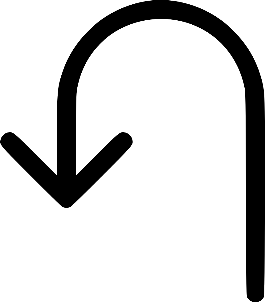 Turn Left Back Arrow Comments Clipart (860x980), Png Download