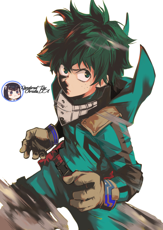 Art Id - - Midoriya Best Clipart (530x750), Png Download