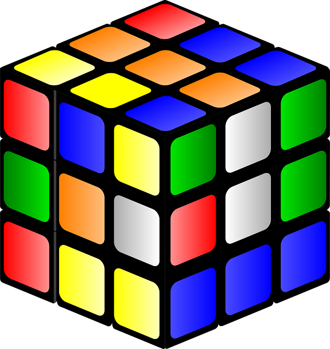 Rubix Cube Clip Art - Png Download (681x720), Png Download