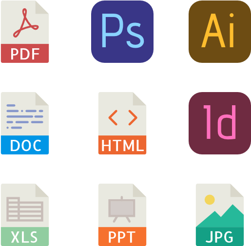 File Types - Pdf Icon Png Small Clipart (600x564), Png Download