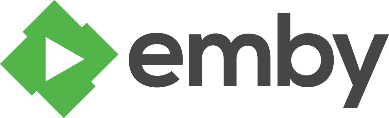 Emby Plex Kodi Comparison Media Center - Emby Logo Png Clipart (1024x312), Png Download