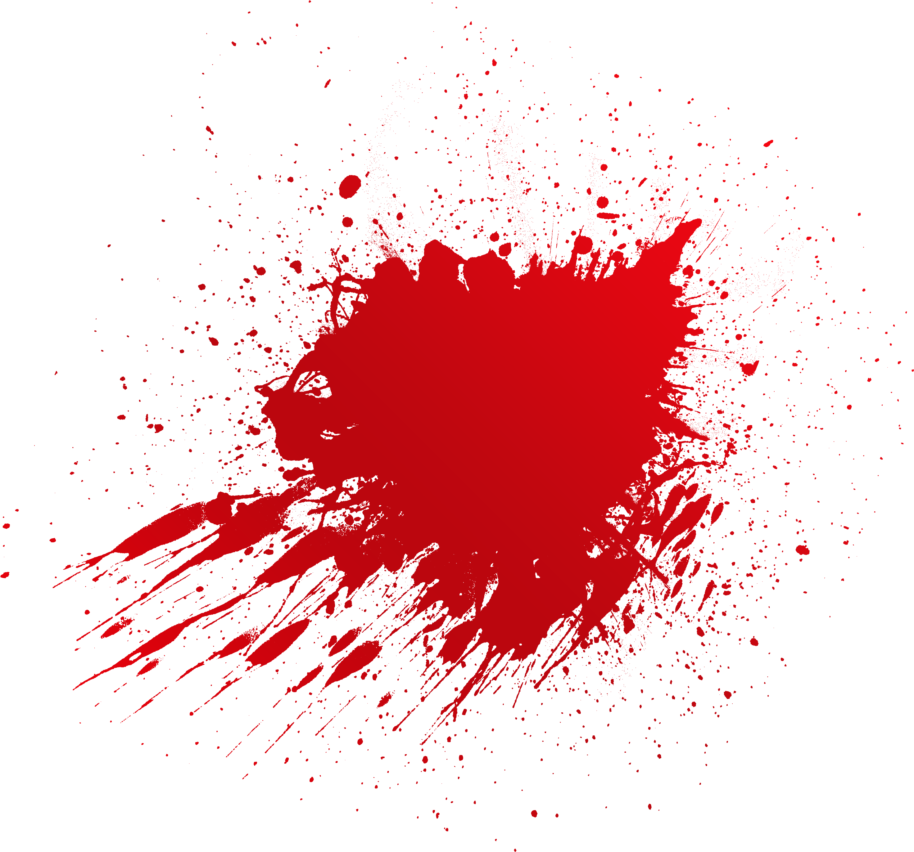 Blood Splatter Cut Out Png Images - Blood Splatter Png Clipart (3000x2868), Png Download