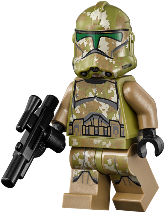 Elite Clone Trooper Lego Clipart (587x729), Png Download