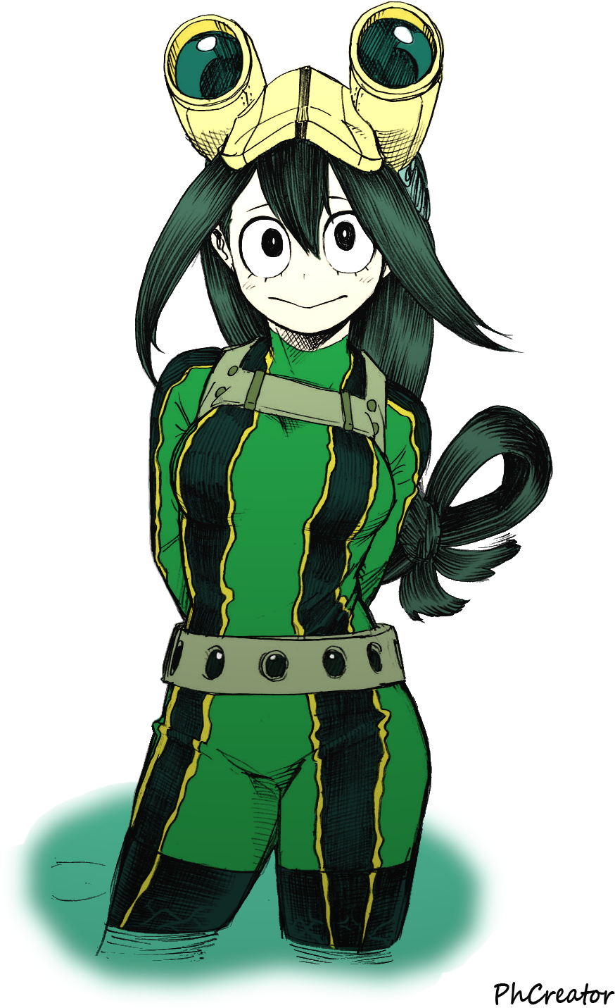 Art Id - - Asui Tsuyu Rendering Clipart (1023x1460), Png Download