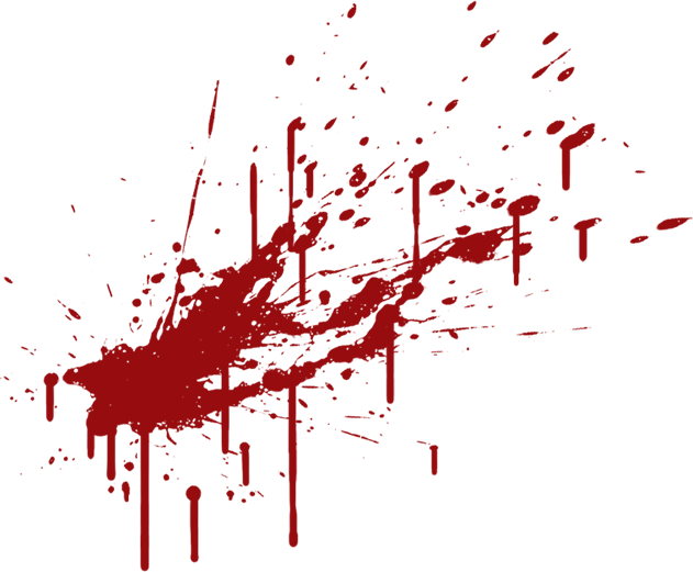 Blood Spatter Png - Gunshot Blood Splatter Transparent ...