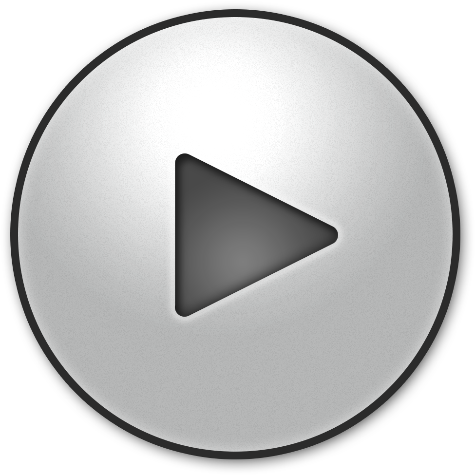 Upload Button Clipart Youtube - Play Video Icon Png Transparent (1024x1024), Png Download