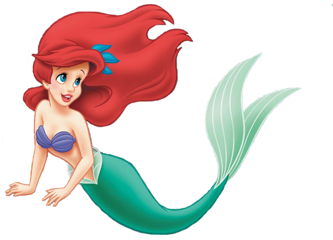 The Little Mermaid Ariel Png Banner Freeuse Library - Little Mermaid Png Clipart (661x475), Png Download