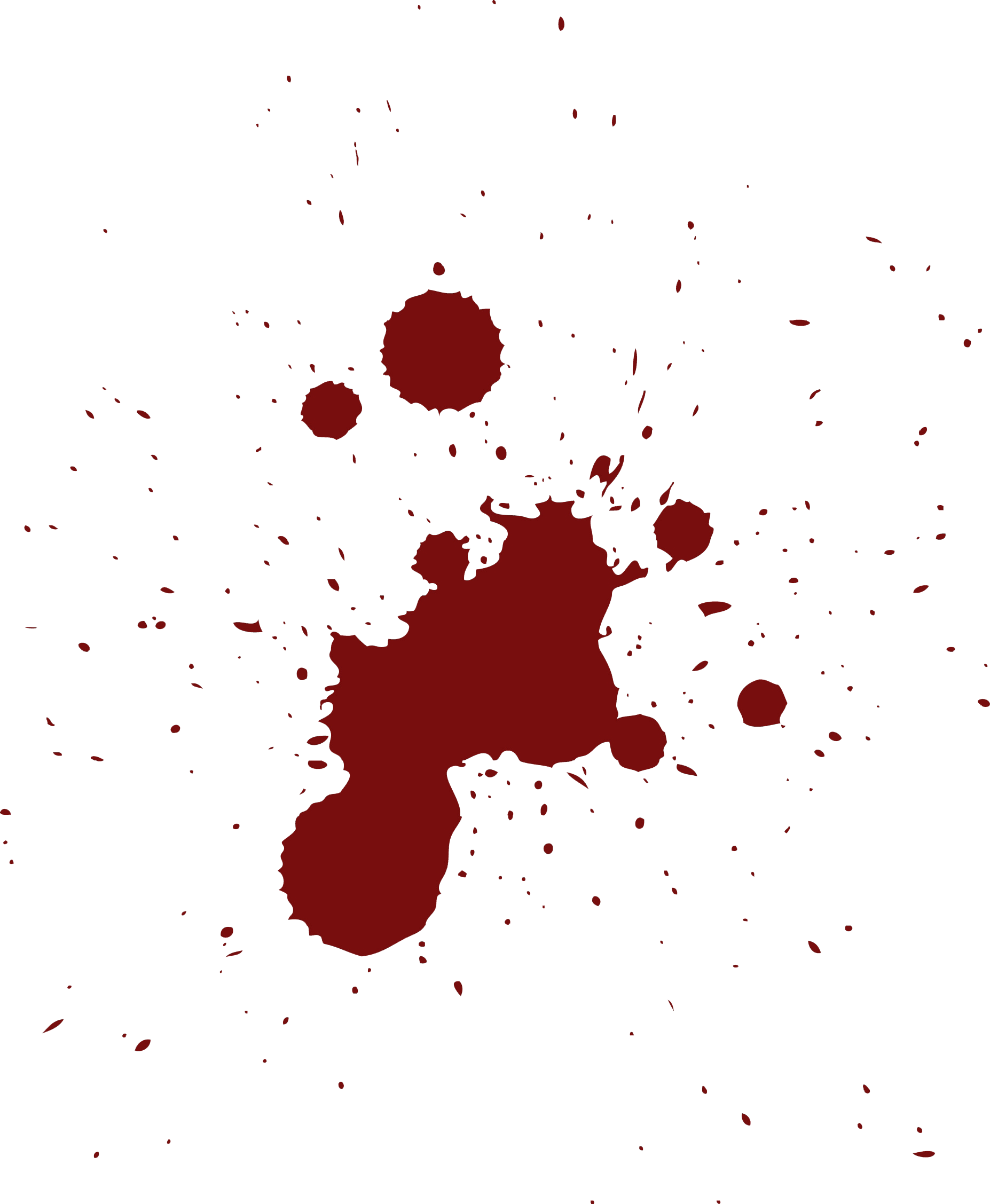 Blood Png Transparent - Finger Print Crime Scene Clipart (1854x2255), Png Download