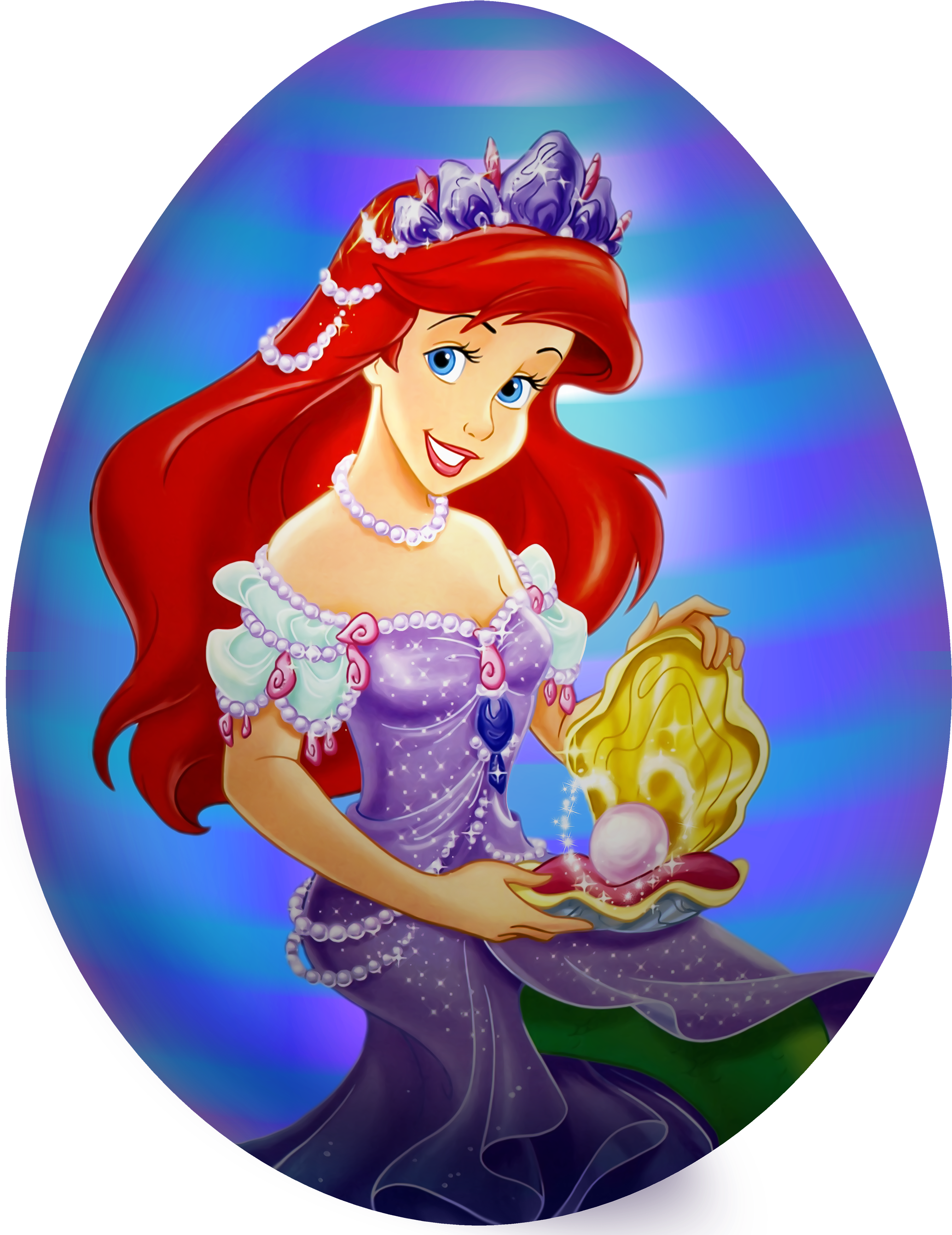 Kids Easter Egg Ariel Png Clip Art Image Transparent Png (2715x3500), Png Download